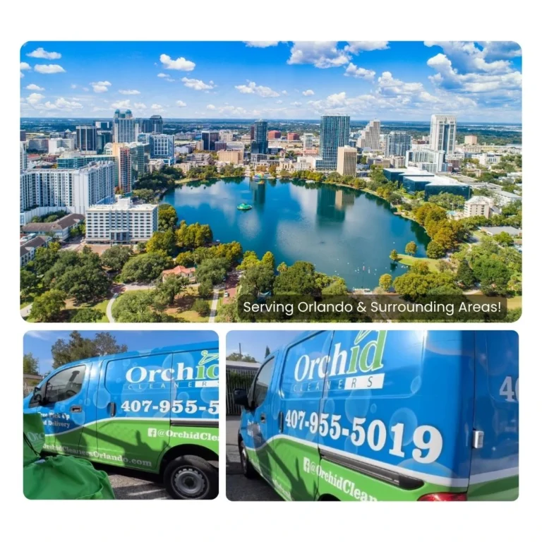 Our dry cleaning and garment care pickup and delivery vans for Windermere.