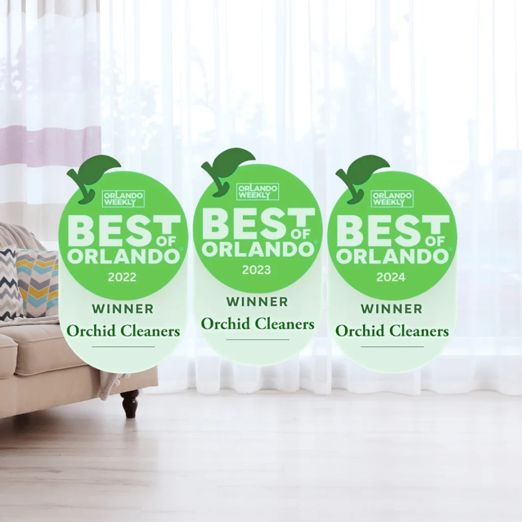 Clean household drapes by Orlando's #1 voted dry cleaner