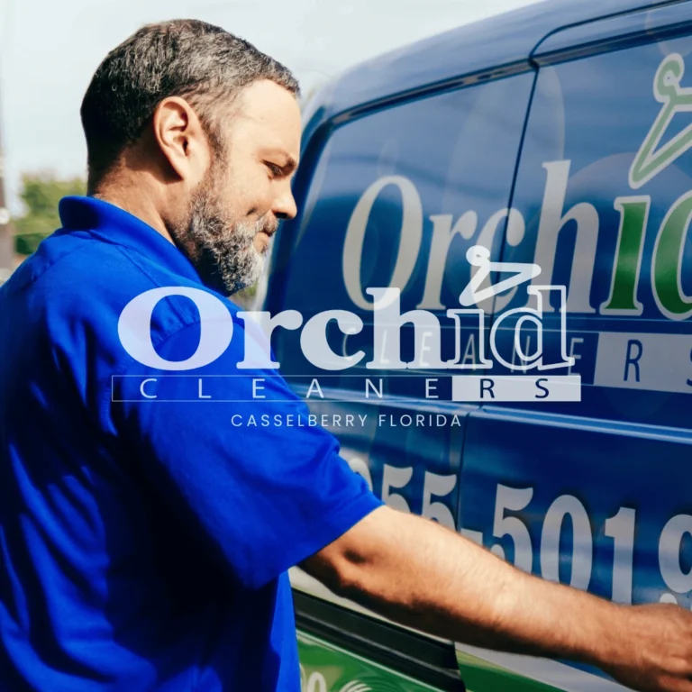 Our Orchid Cleaners Casselberry division completion a dry cleaning order.